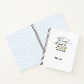 Custom Class of 2026 Graduation Notebook with Gold Notitieboek (Binnen)