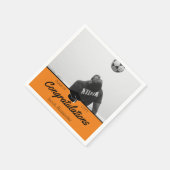 Custom Class Photo School Afstuderen Servet (Hoek)