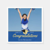 Custom Class Photo School Afstuderen Servet (Voorkant)