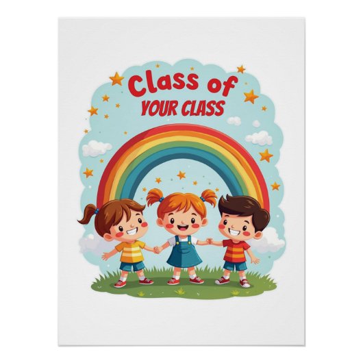 Custom Class Room Design voor kinderen Perfect Poster (Voorkant)