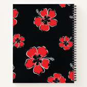 Custom Class Subject-Hibiscus Flower Notitieboek (Achterkant)