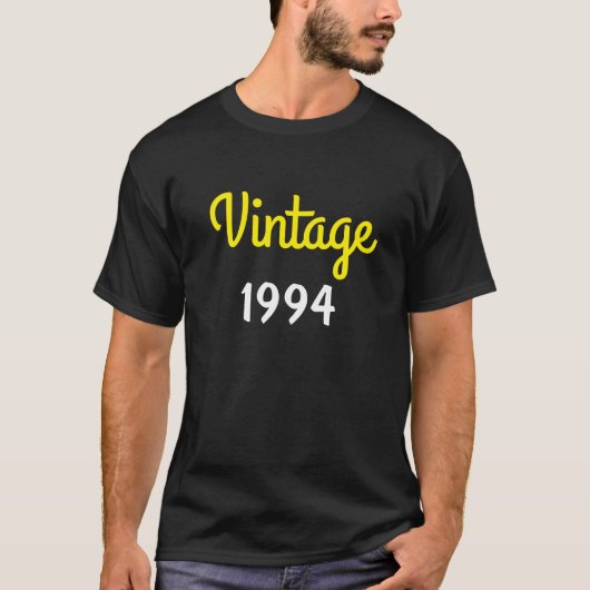 Custom Classic 1994  30 jaar 30ste verjaardag T-shirt (Voorkant)