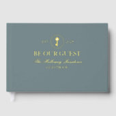 Custom Classic Be Our Guest Household Guest Book Gastenboek (Voorkant)