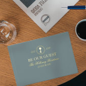 Custom Classic Be Our Guest Household Guest Book Gastenboek