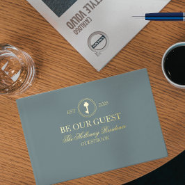 Custom Classic Be Our Guest Household Guest Book Gastenboek