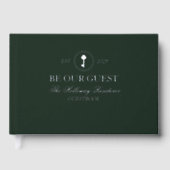 Custom Classic Be Our Guest Household Guest Book Gastenboek (Voorkant)