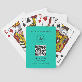 Custom Classic Business Logo & QR-code Pokerkaarten