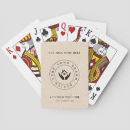 Custom Classic Business Logo & QR-code Pokerkaarten