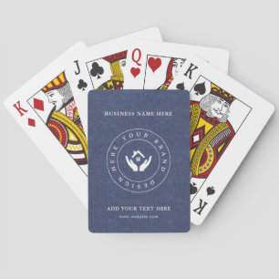 Custom Classic Business Logo & QR-code Pokerkaarten