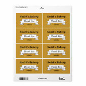 Custom Classic Dank u Business Labels (Full Sheet)