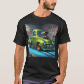 Custom Classic Dragster auto truck T-Shirt (Voorkant)