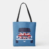 Custom Classic Mini omdat tote bag (Achterkant)