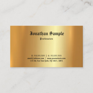Custom Classic Oude Lettertype Elegant Sjabloon Go Visitekaartje