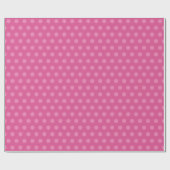 Custom  Classic Sjabloon Roze Polka Dots Cadeaupapier (Vlak)