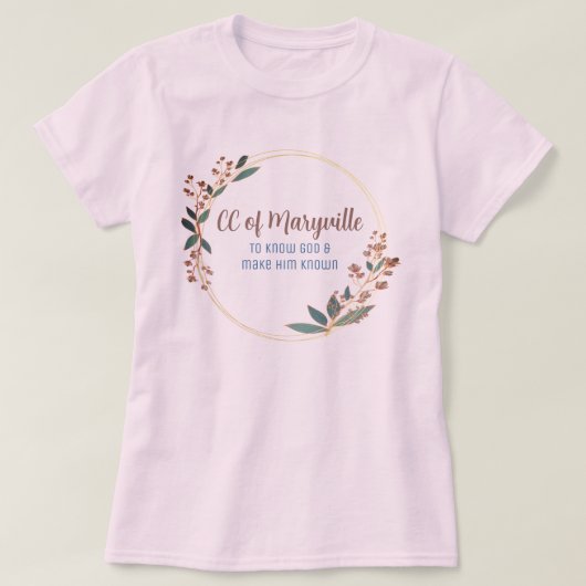 Custom Classical Conversations Community Shirt CC (Design voorkant)