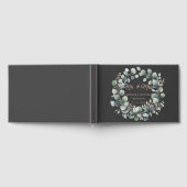 Custom Classy Calligraphy Paar Namen Roos Gold Gastenboek (Volledig)