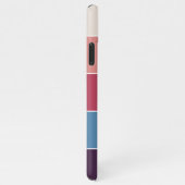 Custom Classy romantisch liefdeshart en uw namen iPhone Hoesje (Rechterkant)