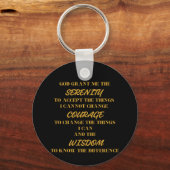 Custom Clean Time Recovery Milestone Gift Sleutelhanger (Achterkant)
