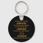 Custom Clean Time Recovery Milestone Gift Sleutelhanger (Achterkant)