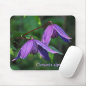 Custom Clematis Mousepad Muismat (Met muis)