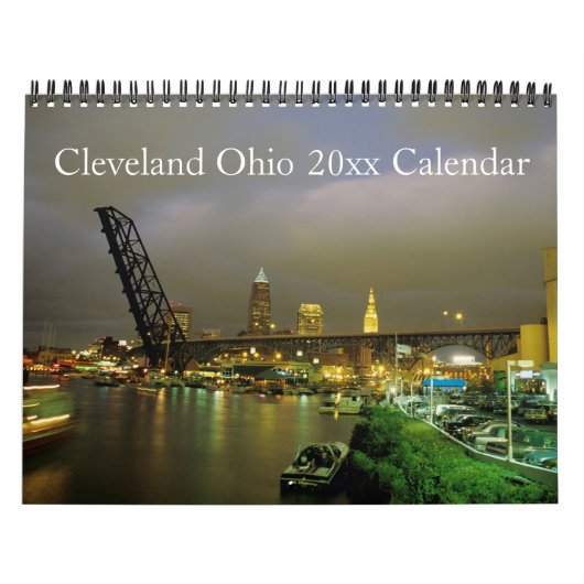 Custom Cleveland Ohio Calendar Kalender (Hoes)