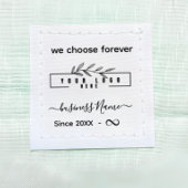 Custom Clothing label Sewing or Crochet with logo Grosgrain Lint