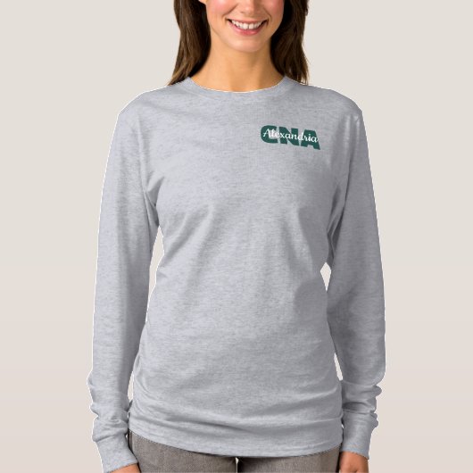 Custom CNA Credentials with Name T-shirt (Voorkant)