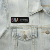 Custom CNA Retro Certified Nursing Assistant Naamplaatje (In situ)