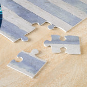 Custom Coastal/nautical/beach marlin sunset Legpuzzel (Zijkant)