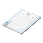 Custom Coastal Notitieblok – gepersonaliseerd (Linkerzijde)