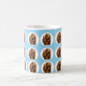 Custom Cocker Spaniel Photo Mug | Personalized Pet Koffiemok (Center)