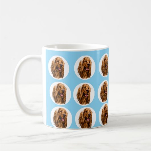 Custom Cocker Spaniel Photo Mug | Personalized Pet Koffiemok (Links)