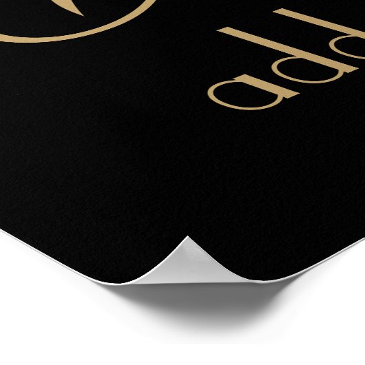 Custom Cocktail Large Poster (Hoek)