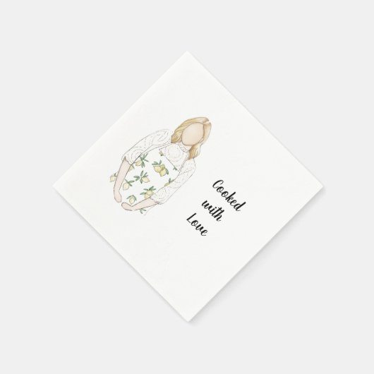 Custom Cocktail Napkin Servet (Hoek)