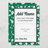 CUSTOM Coffee Gift Kaart Holder (Voorkant / Achterkant)