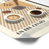 Custom Coffee Poster | Matte Giclée Print (Hoek)