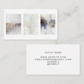 Custom Collage Art Artist Visitekaartje (Voorkant / Achterkant)