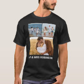 Custom College foto en naam gepersonaliseerde Unis T-shirt (Voorkant)