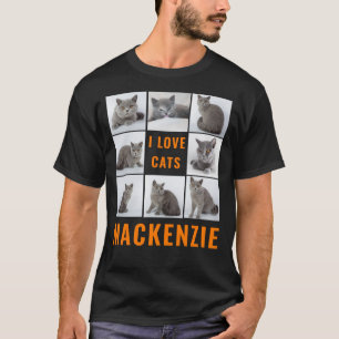 Custom College foto's en naam gepersonaliseerde Un T-shirt