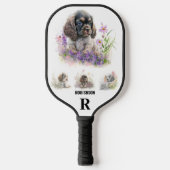 Custom College Foto's Monogram & Naam Gepersonalis Pickleball Paddle (Voorkant)