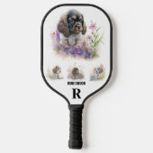 Custom College Foto's Monogram & Naam Gepersonalis Pickleball Paddle (Achterkant)