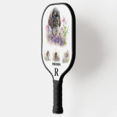Custom College Foto's Monogram & Naam Gepersonalis Pickleball Paddle (Links)