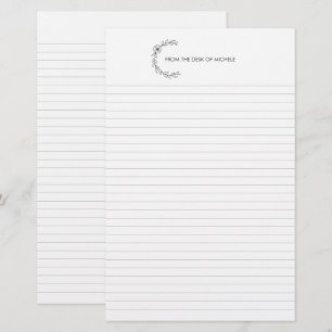 Custom College-geregeerd Stationery Notitieblok Briefpapier