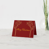 Custom Color Christmas Card Bedankkaart (Voorkant)