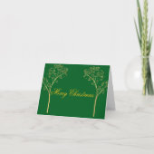 Custom Color Christmas Card Bedankkaart (Voorkant)