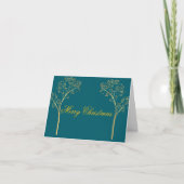 Custom Color Christmas Card Bedankkaart (Voorkant)