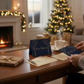 Custom Color Christmas Card Bedankkaart