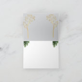 Custom Color Christmas Card Bedankkaart (Binnen)