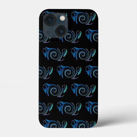 Custom Color Dragon Pattern Case-Mate iPhone Case (Achterkant)