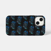 Custom Color Dragon Pattern iPhone Hoesje (Achterkant horizontaal)